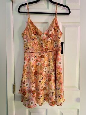 City Studio Juniors' Tiered Fit & Flare Dress, Size 9, NWT